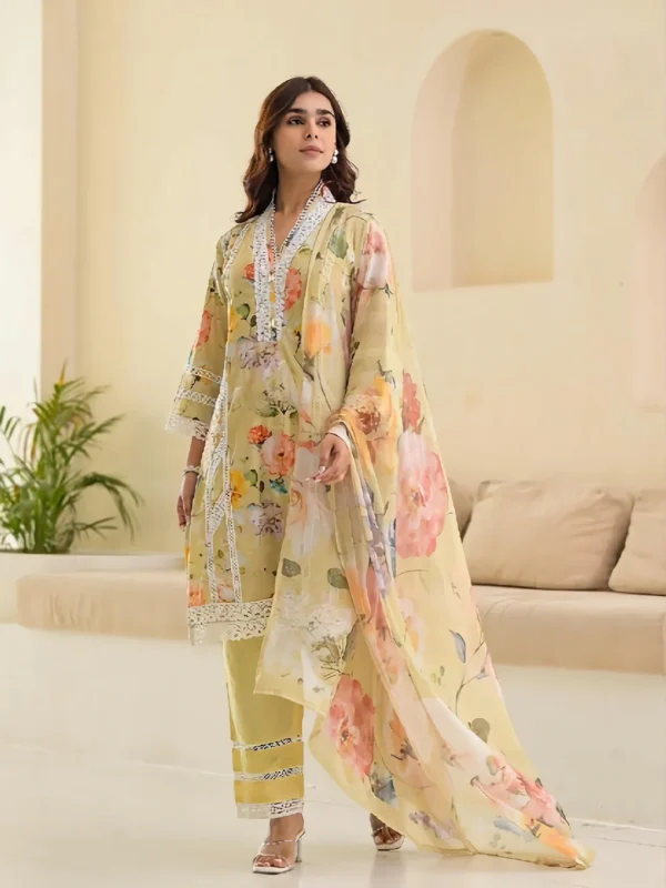 SD4U Pant set With Duppata in Cotton Fabric Digital Print