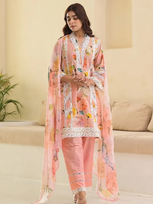 SD4U Pant set With Duppata in Cotton Fabric Digital Print