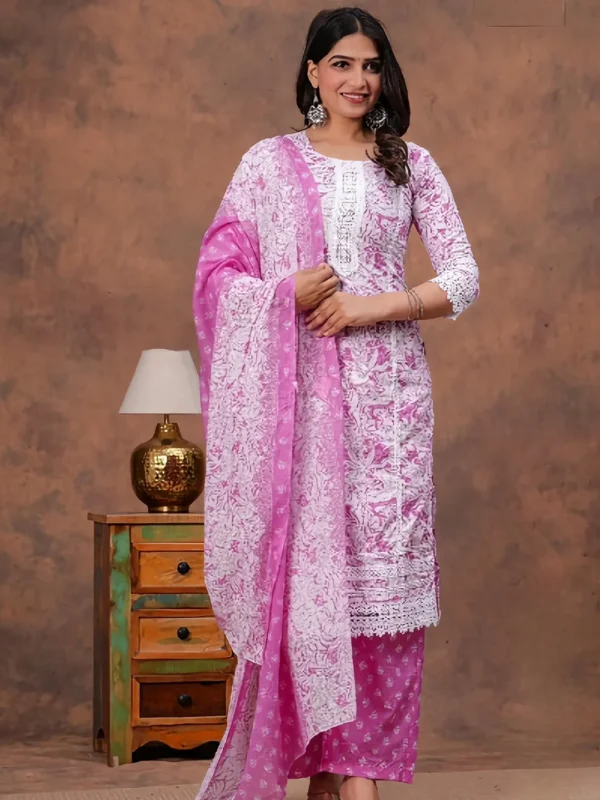 SD4U Printed Pant set With Duppata