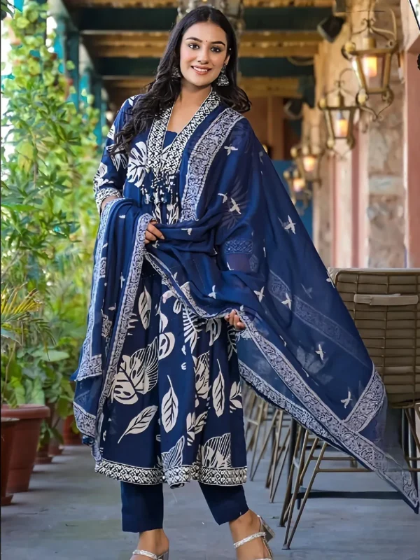 SD4U Anarkali Printed Suit with Duppata