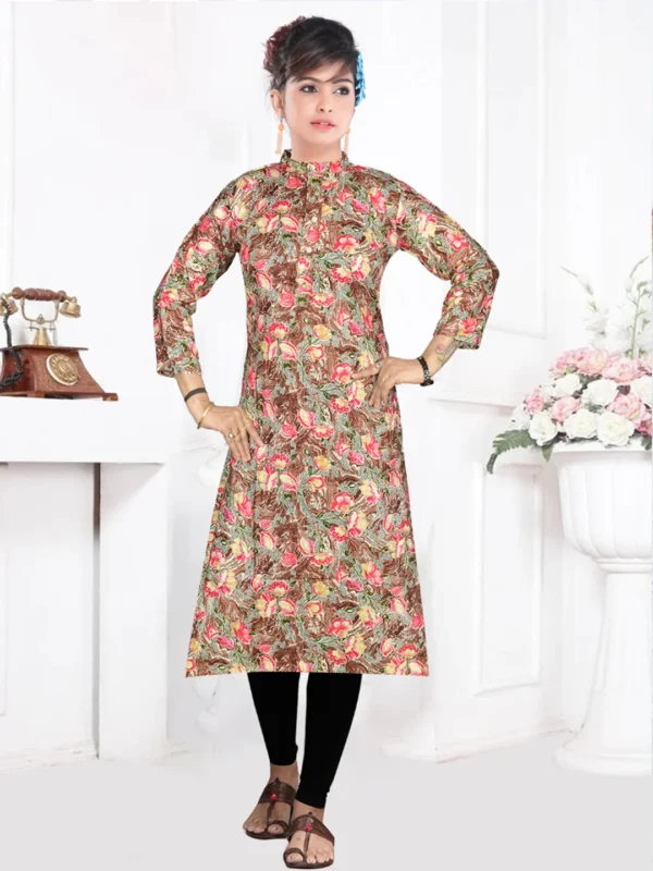 SD4U Rayon Printed Kurti