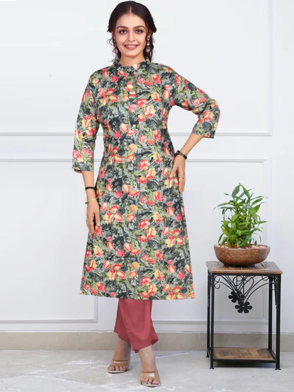 SD4U Rayon Printed Kurti