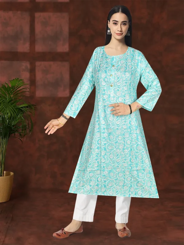 SD4U Rayon Printed Kurti