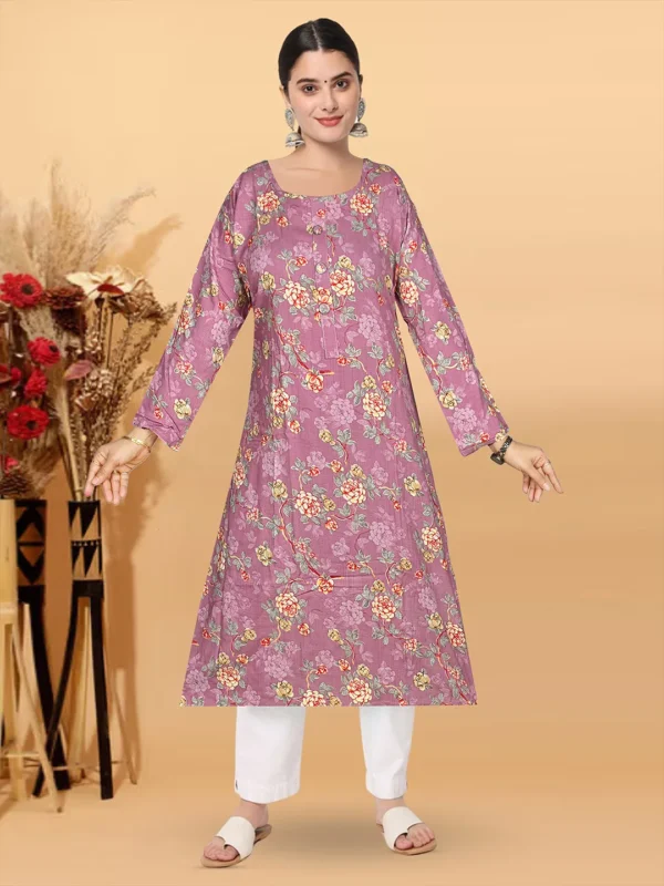 SD4U Rayon Printed Kurti