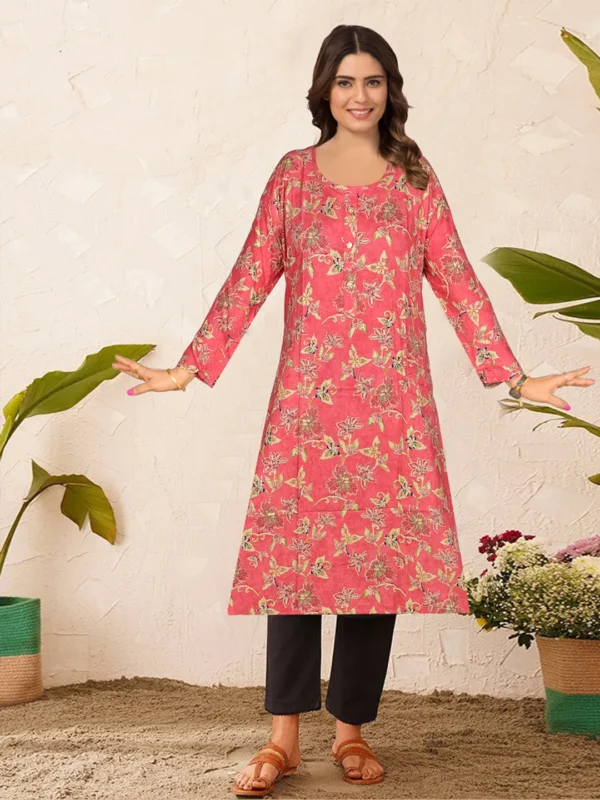 SD4U Rayon Printed Kurti