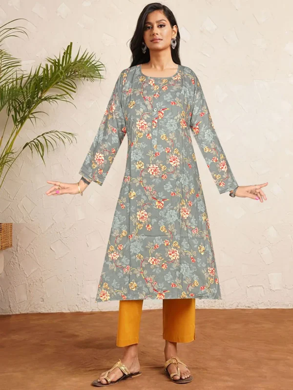 SD4U Rayon Printed Kurti