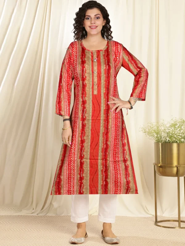 SD4U Rayon Printed Kurti