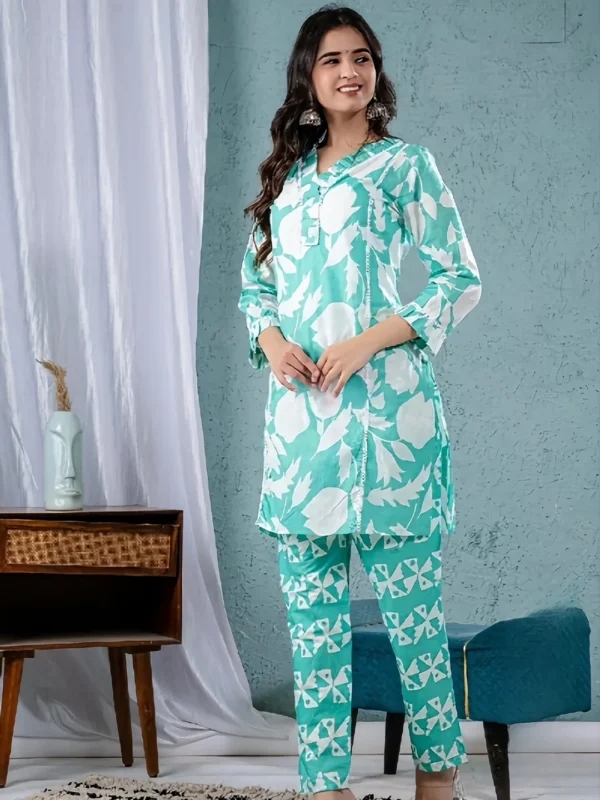 SD4U Printed Co-ord Set in Cotton fabric