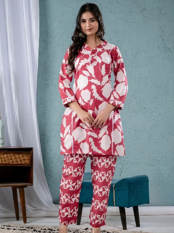 SD4U Printed Co-ord Set in Cotton Fabric