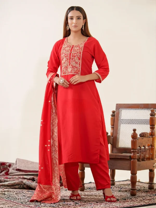 SD4U Pant Set with Heavy Duppata