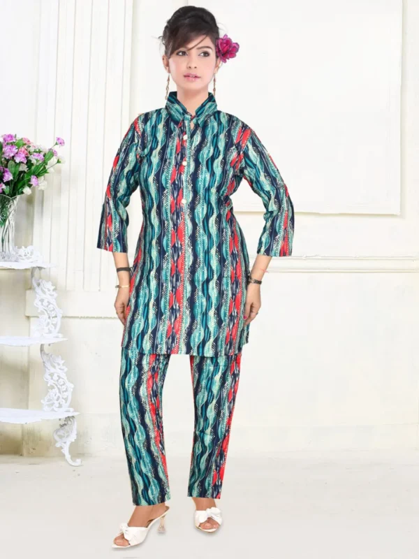 SD4U Printed CO-ORD SET in Rayon