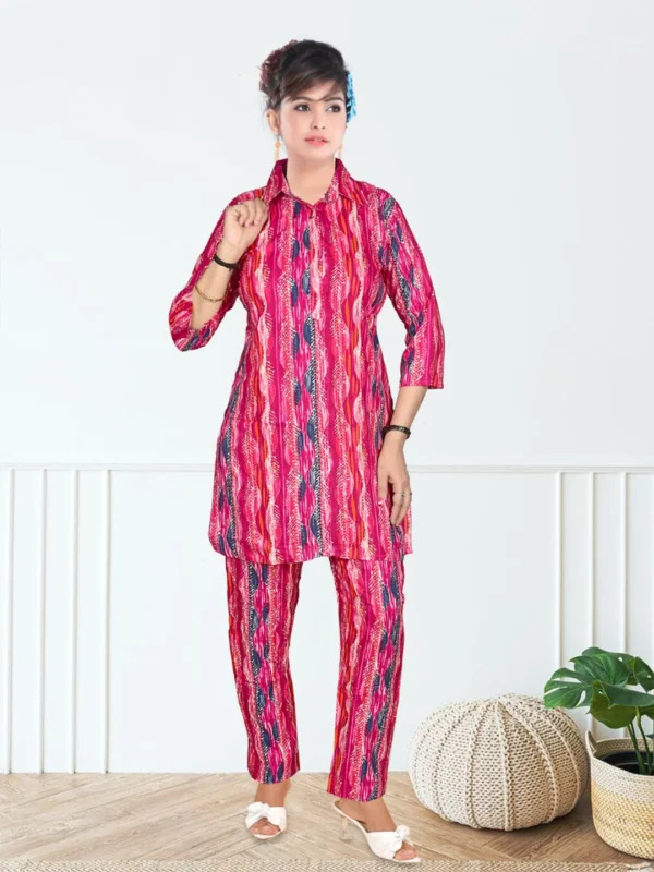 SD4U Printed CO-ORD SET in Rayon