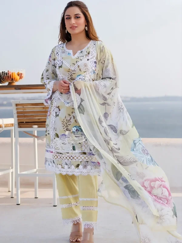 SD4U Pant set With Duppata in Cotton Fabric Digital Print