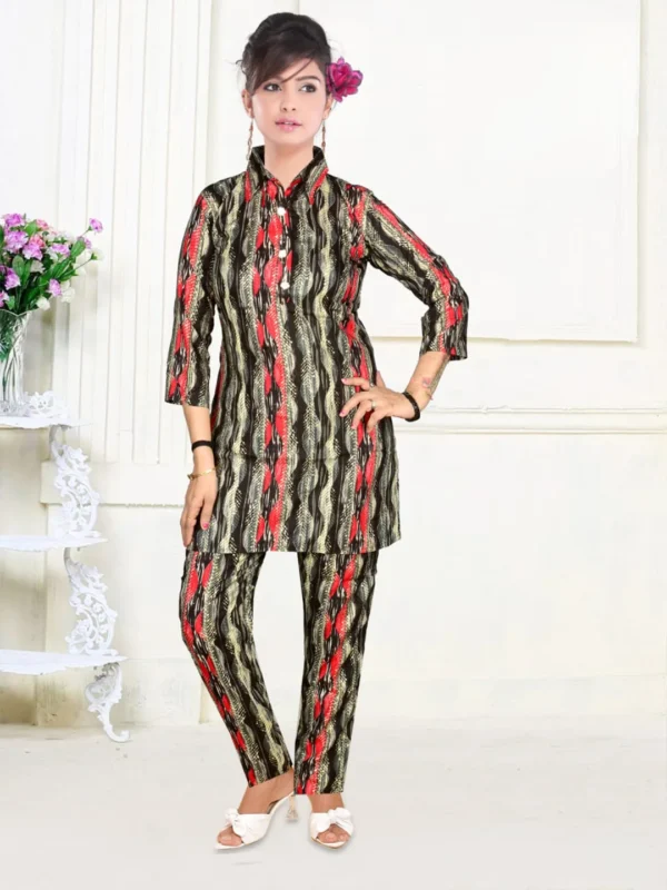 SD4U Printed CO-ORD SET in Rayon