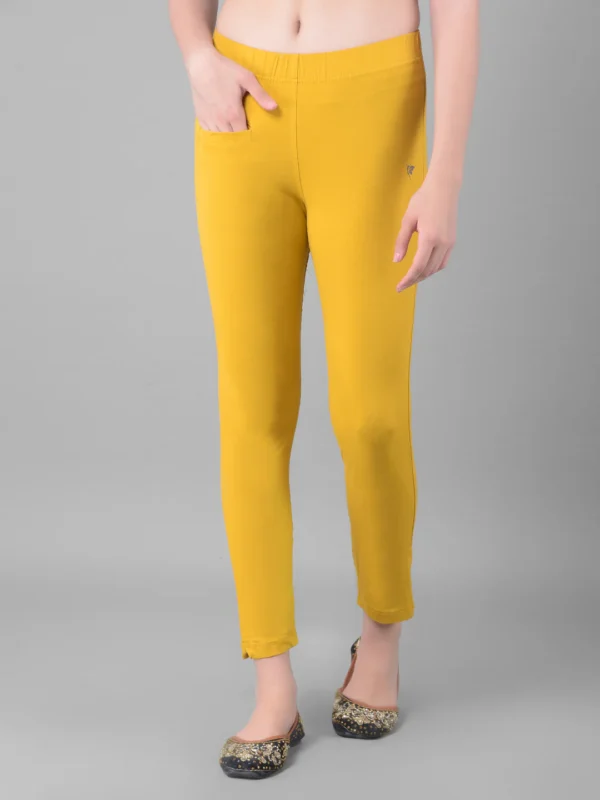 Comfort Lady Women's Cotton Blend Regular Fit Kurti Pants with Front Mobile Phone Pocket for Casual, Formal and Everyday Wear