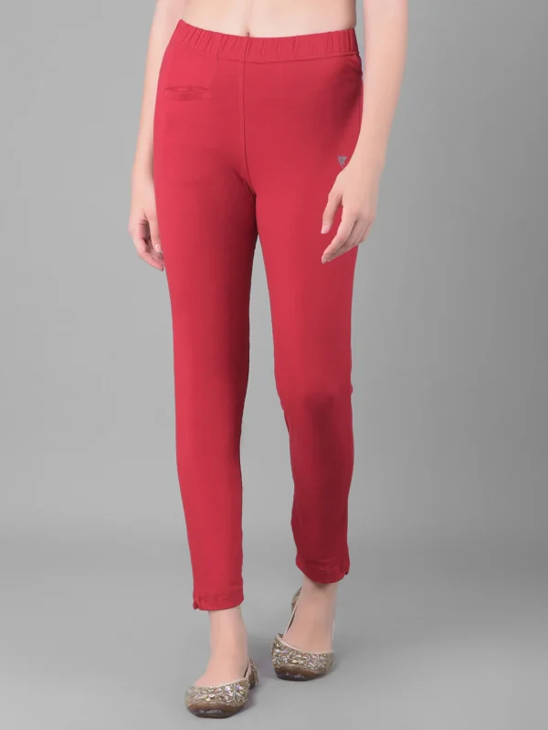 Comfort Lady Women's Cotton Blend Regular Fit Kurti Pants with Front Mobile Phone Pocket for Casual, Formal and Everyday Wear