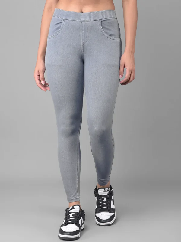 Comfort Lady Regular Fit GREY Denim Jeggings