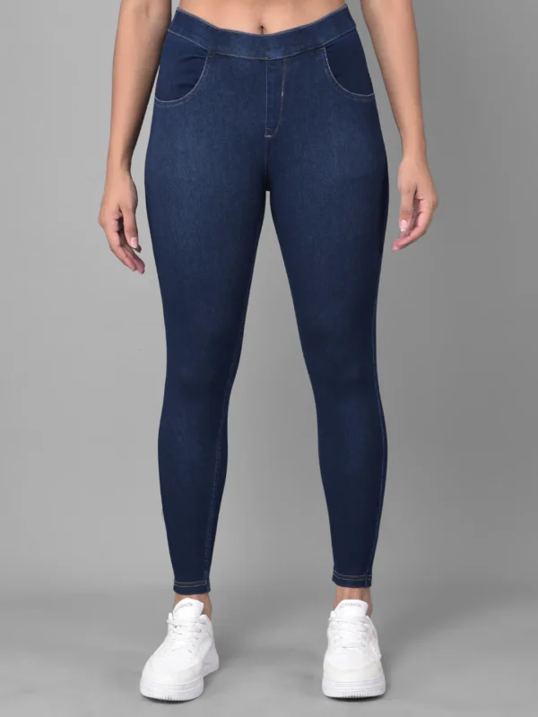 Comfort Lady Regular fit DARK BLUE Denim Jeggings