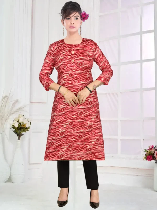 SD4U Rayon Printed Kurti