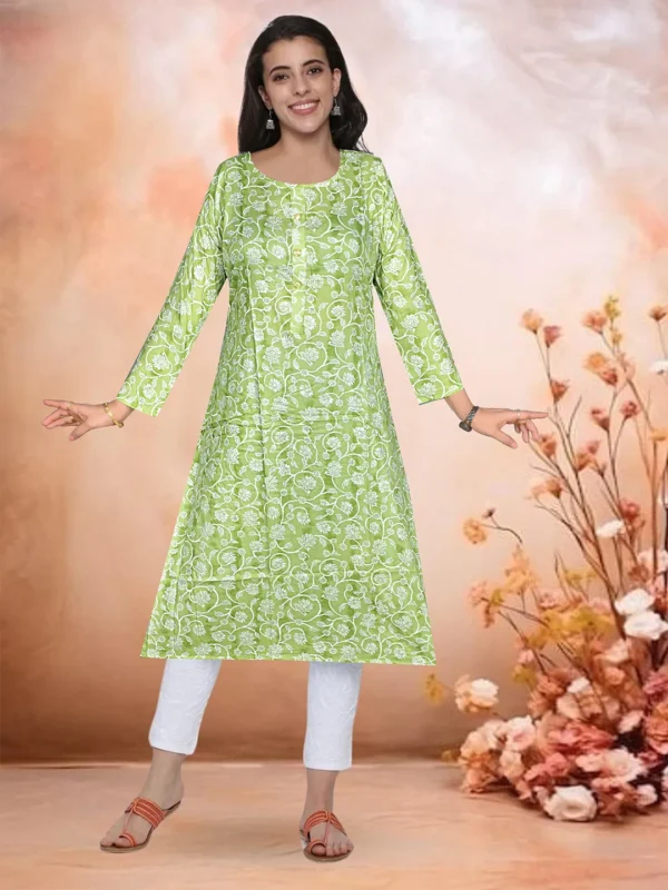 SD4U Rayon Printed Kurti