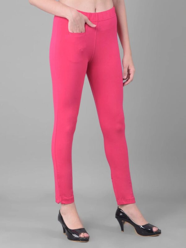 Comfort Lady Women's Cotton Blend Regular Fit Kurti Pants with Front Mobile Phone Pocket for Casual, Formal and Everyday Wear