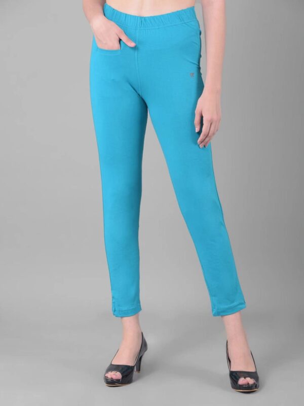 Comfort Lady Women's Cotton Blend Regular Fit Kurti Pants with Front Mobile Phone Pocket for Casual, Formal and Everyday Wear