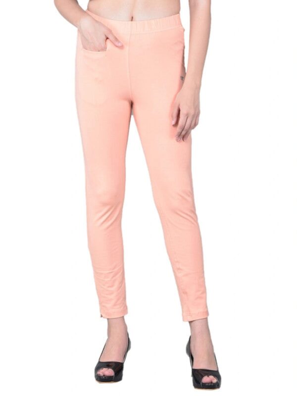 Comfort Lady Women's Cotton Blend Regular Fit Kurti Pants with Front Mobile Phone Pocket for Casual, Formal and Everyday Wear