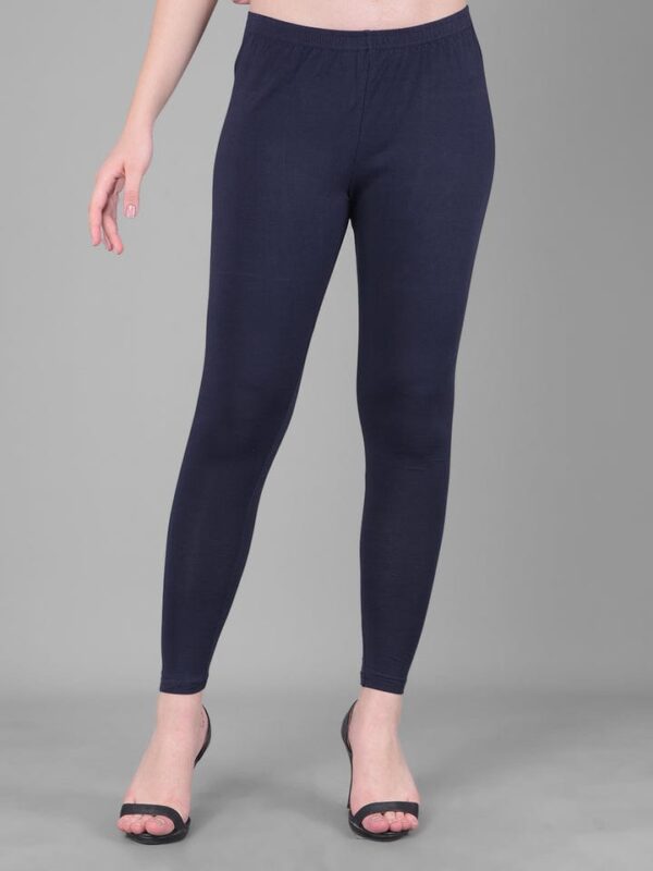 Comfort Lady Ankel Length Leggings NAVY BLUE