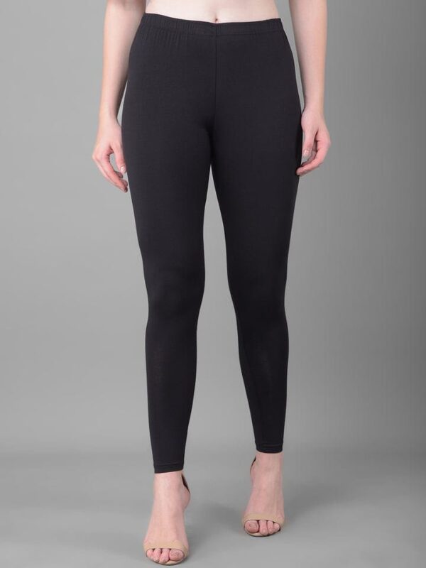 Comfort Lady Ankel Length Leggings BLACK