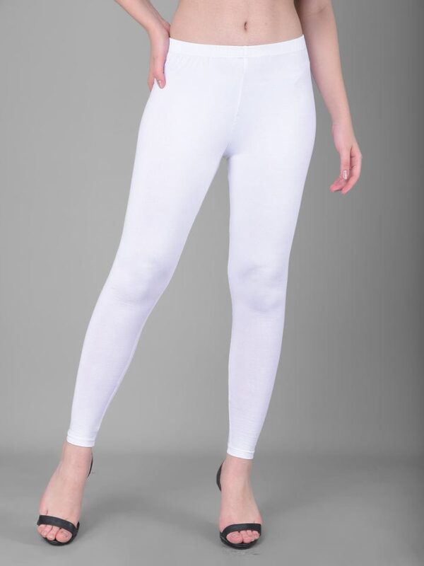 Comfort Lady Ankel Length Leggings White