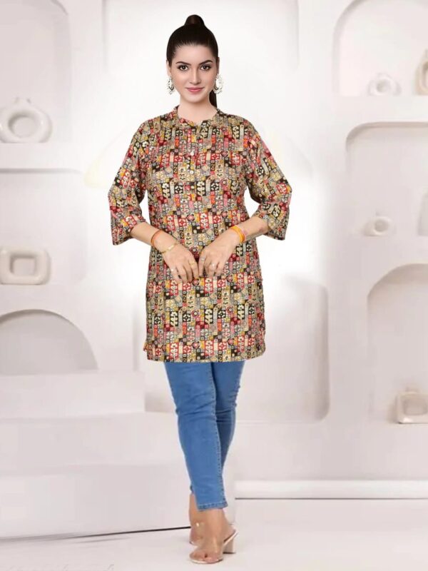 SD4U Rayon Printed Tunic