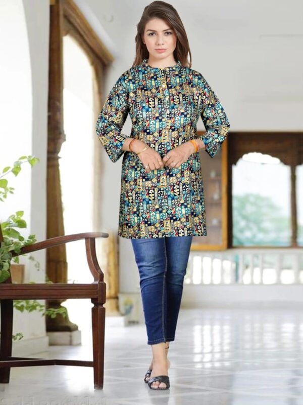 SD4U Rayon Printed Tunic