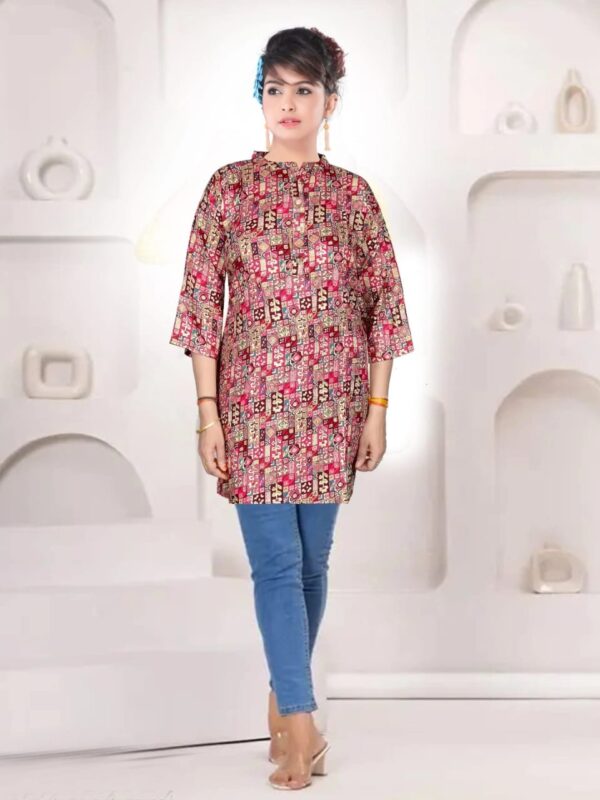 SD4U Rayon Printed Tunic