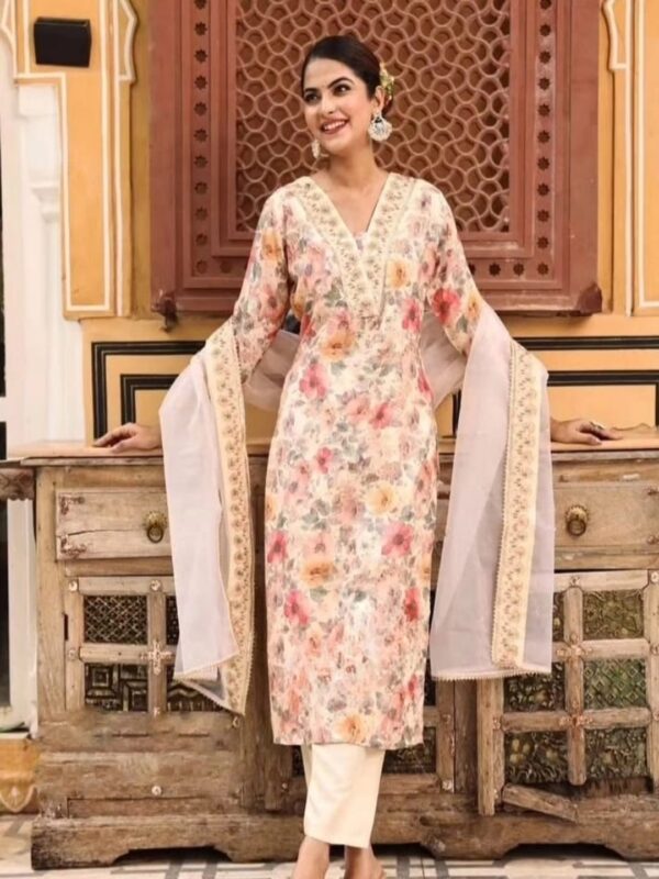 SD4U Pant Set with Heavy Duppata