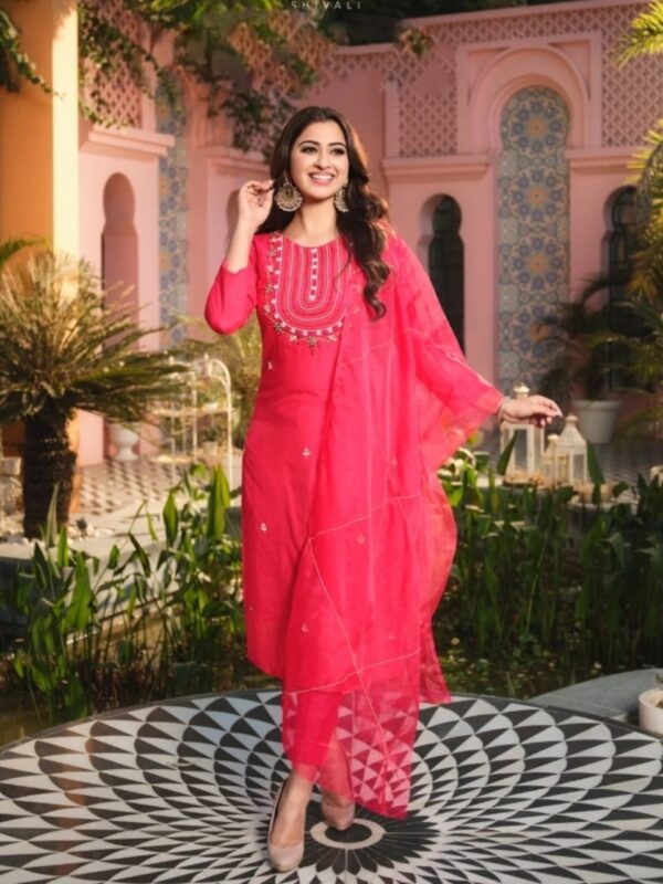 SD4U Pant Set with Heavy Duppata