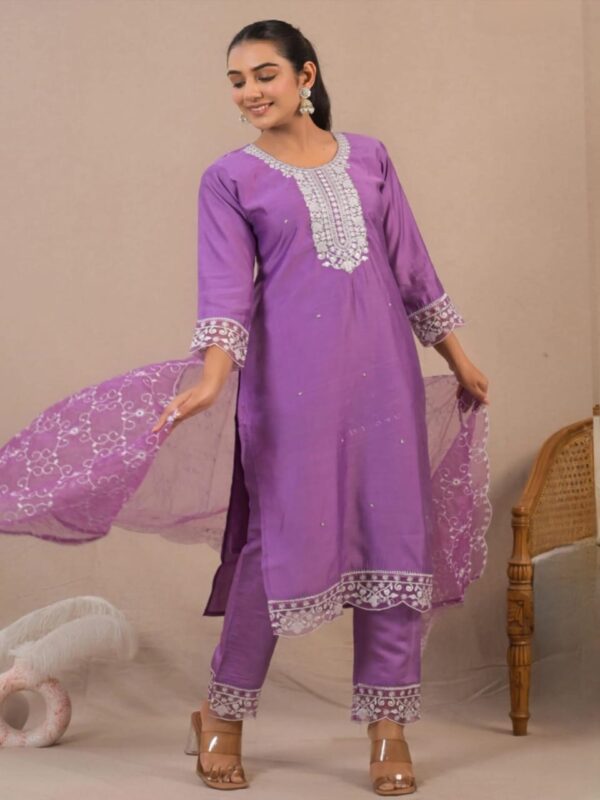 SD4U Pant Set with Heavy Duppata