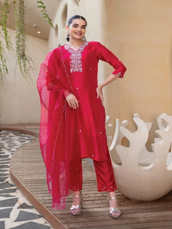 SD4U Pant Set with Heavy Duppata