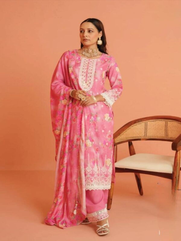 SD4U Pant Set With Duppata in PRINTED PREMIUM Cotton Fabric