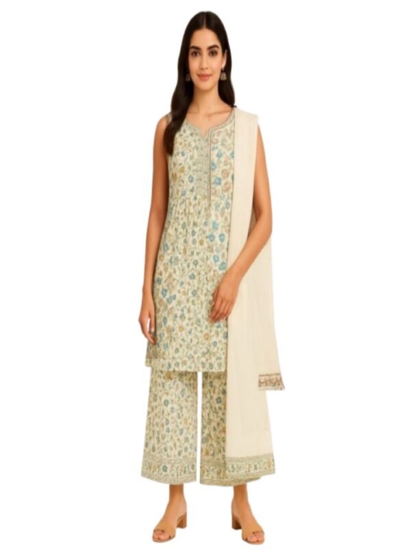 SD4U Sleeveless SHARARA Set with Duppata