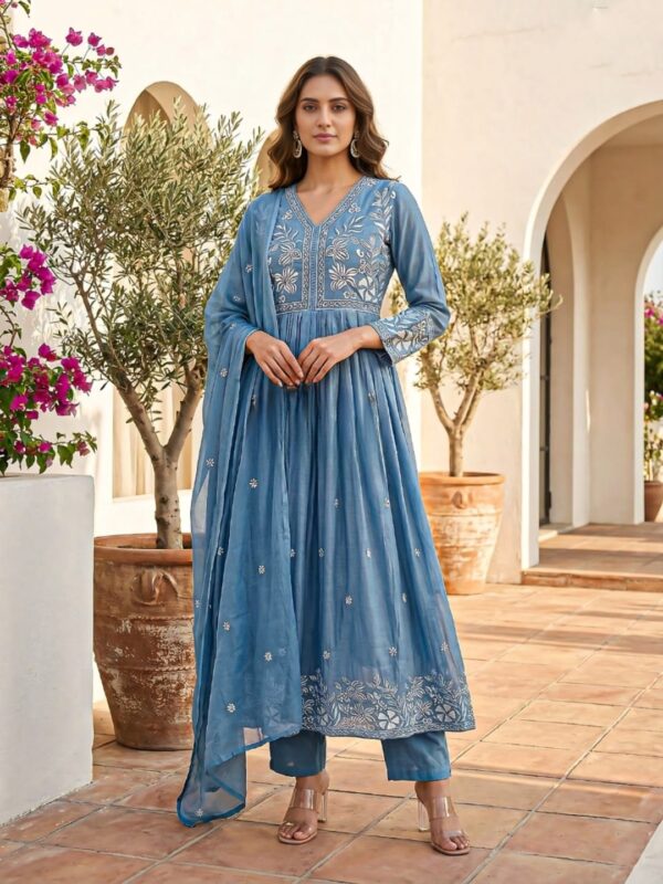 SD4U Anarkali set With Duppata